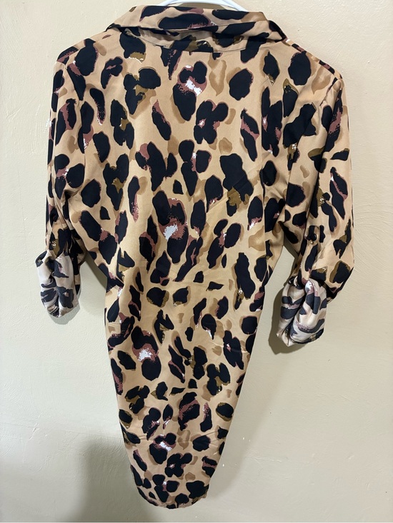 Thread Story Dresses & Skirts - Asymmetrical Leopard Print Women's Skirt in Tan